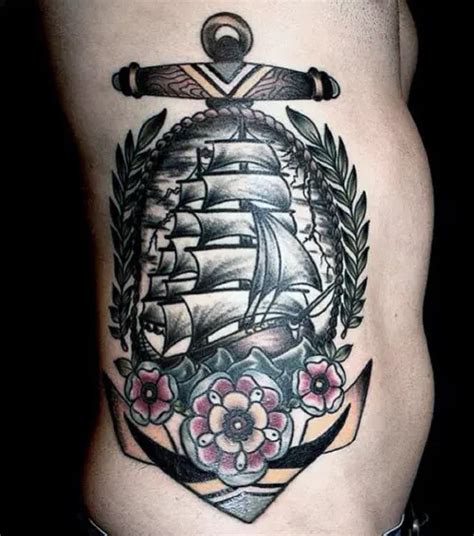Mga tattoo sa angkla, koleksyon at mga ideya para sa tattooing.